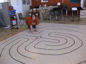 Painting the labyrinth